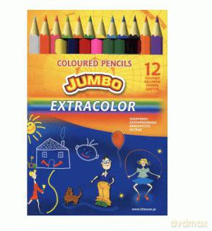 Kredki 12 kolorów Jumbo [SZKOŁA]