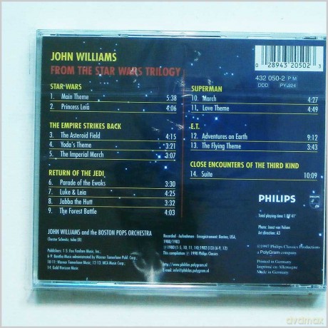 John Williams: Music From the Star Wars Trilogy [CD]