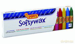 Kredki 15 kolorów Softywax [SZKOŁA]