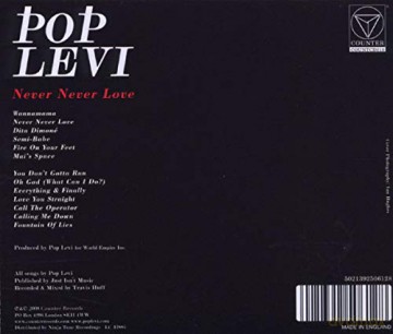 Pop Levi: Never Never Love [CD]