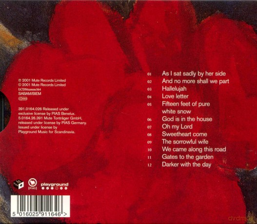 Nick Cave And The Bad Seeds: No More Shall We Part [2CD]