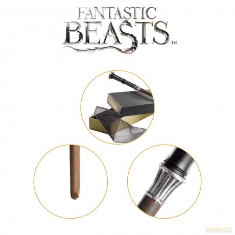 Yusuf Kama Wand in Collectors Box: Noble Collection The Fantastic Beasts Yusuf Kama Wand [CD]