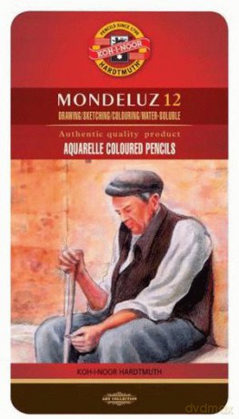 Kredki akwarelowe 12 kolorów Mondeluz [SZKOŁA]
