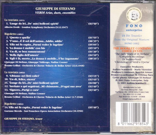 Giuseppe Di Stefano: Opera Arias [CD]
