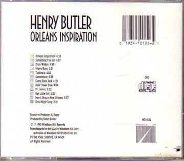 Henry Butler: Orleans Inspiration [CD]
