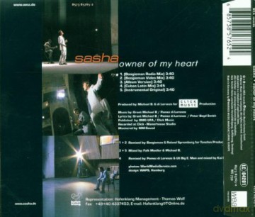 Sasha: Owner Of My Heart [CD]