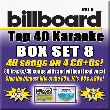 Karaoke: Party Tyme Karaoke: Billboard Top 40 Boxset 8 [CD]