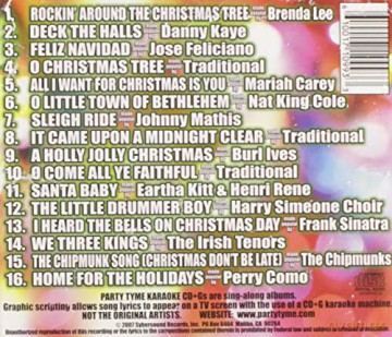 Party Tyme Karaoke: Christmas [CD]