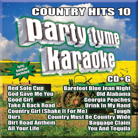 Party Tyme Karaoke: Country Hits 10 [CD]