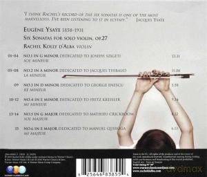 Rachel Kolly D'Alba: Passion YsaE [CD]