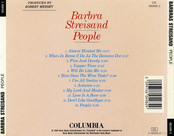 Barbra Streisand: People [CD]