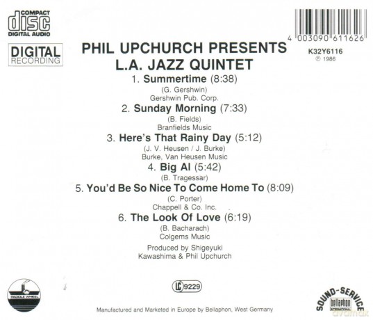 L.A. Jazz Quintet: Phil Upchurch Presents L.A. Jazz Quintet [CD]