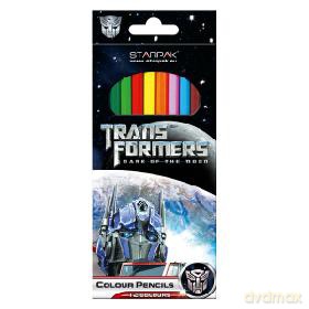 Kredki ołówkowe 12 kolorów Transformers [SZKOŁA]