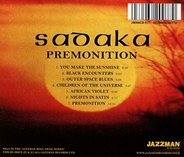 Sadaka: Premonition [CD]