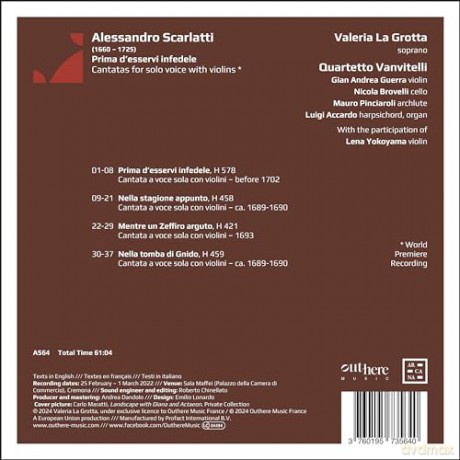 Alessandro Scarlatti: Prima D'Esservi Infedele [CD]