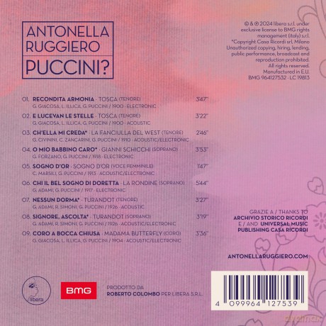 Antonella Ruggiero: Puccini [CD]