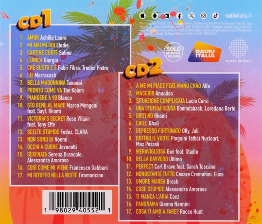 Radio Italia Summer Hits 2025 [2CD]