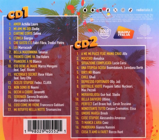 Radio Italia Summer Hits 2025 [2CD]