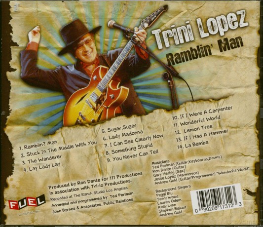 Trini Lopez: Ramblin' Man [CD]