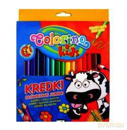 Kredki ołówkowe 18 trójkątne Colorino [SZKOŁA]