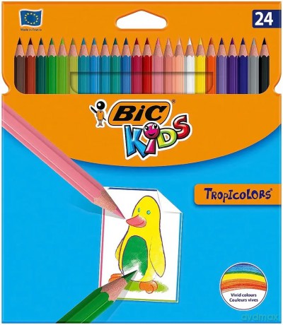 Kredki ołówkowe 24 kolorów Conte Tropicolor [SZKOŁA]