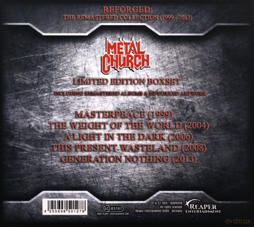Metal Church: Reforged The Remastered Colle [CD]