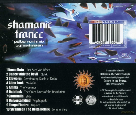Return to the Source: Shamanic Trance [CD]