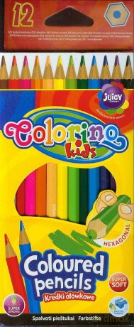 Kredki ołówkowe Colorino - 12 kolorów [SZKOŁA]