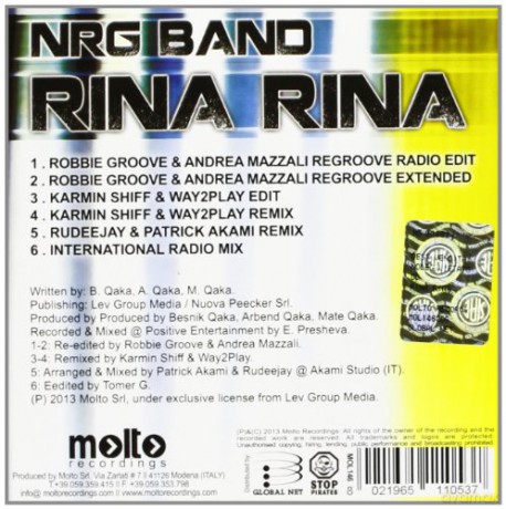 Nrg Band: Rina Rina [CD]
