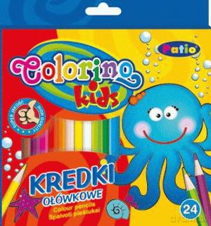 Kredki ołówkowe Colorino Kids - 24 kolory [SZKOŁA]
