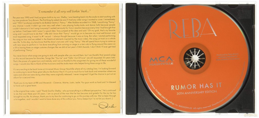 Reba Mcentire: Rumor Has It (30th Anniversary Edition) [CD]