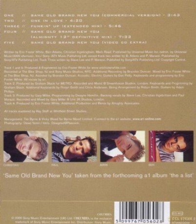 A1 People: Same Old Brand New You [CD]
