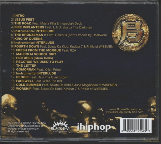 Bronze Nazareth: School for the Blindman [CD]