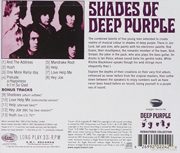 Deep Purple: Shades of Deep Purple [CD]
