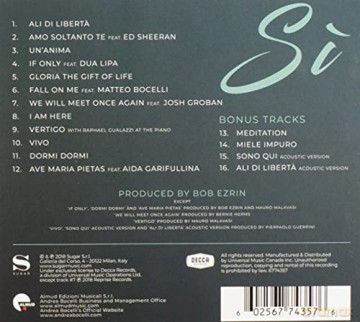 Andrea Bocelli: Si [CD]