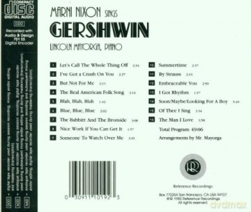 Marni Nixon: Sings Gershwin [CD]