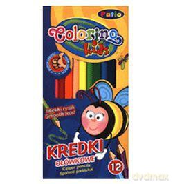 Kredki ołówkowe trójkątne Colorino - 12 kolorów [SZKOŁA]