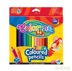Kredki ołówkowe trójkątne Colorino - 12 kolorów [SZKOŁA]
