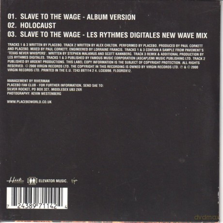 Slave to the Wage [CD]
