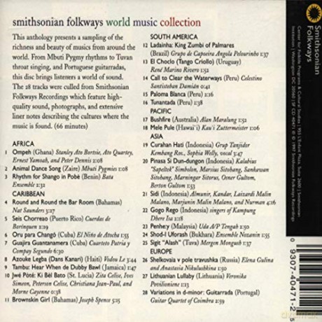 Smithsonian Folkways World Music Collection [CD]