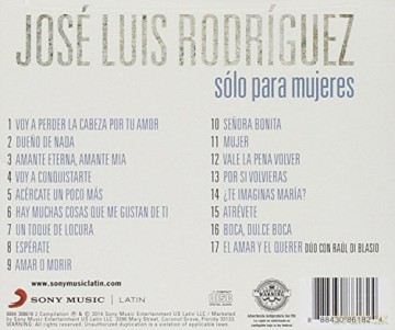 Jose Luis Rodriguez: Solo Para Mujeres [CD]