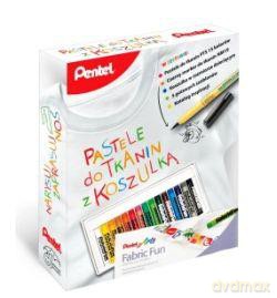 Kredki pastele do tkanin z koszulką [SZKOŁA]