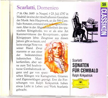 Ralph Kirkpatrick: Sonate Per Clavicembalo [CD]