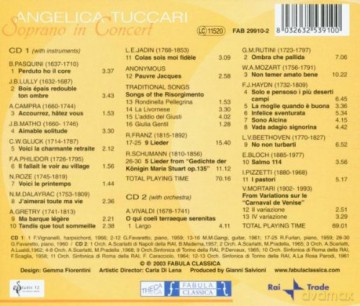 Angela Tuccari - Soprano in Concert: Soprano In Concert [CD]