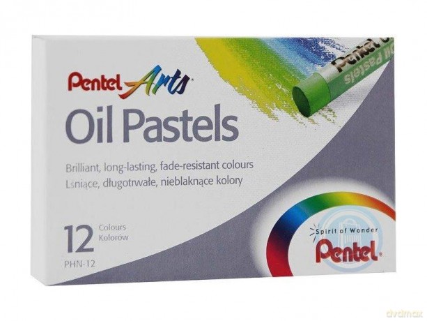 Kredki pastelowe olejne 12 kolorów [SZKOŁA]