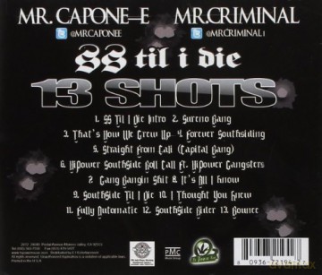Southside's Most Wanted: Ss Til I Die: 13 Ways [CD]