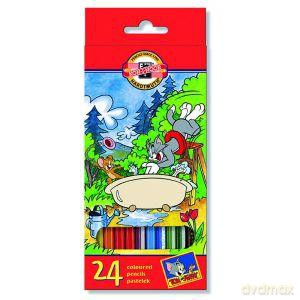 Kredki szkolne Tom&Jerry 24 kolory [SZKOŁA]