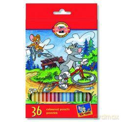 Kredki szkolne Tom&Jerry 36 kolorów [SZKOŁA]