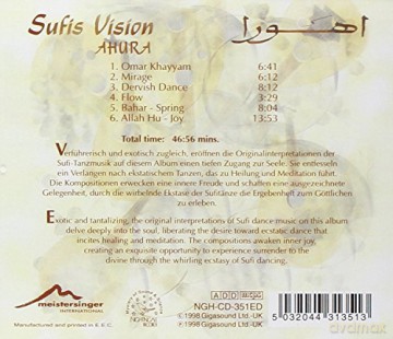Ahura: Sufis Vision [CD]