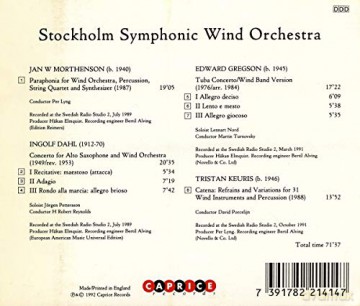 Dahl: Swedish Works for Symphonic Winds [CD]